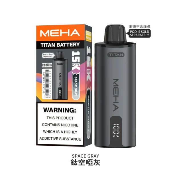 20251216203333 MEHA 魅嗨 泰坦專用主機 15000口電子煙|15ml大容量 600mAh電池 3%尼古丁鹽 台灣現貨