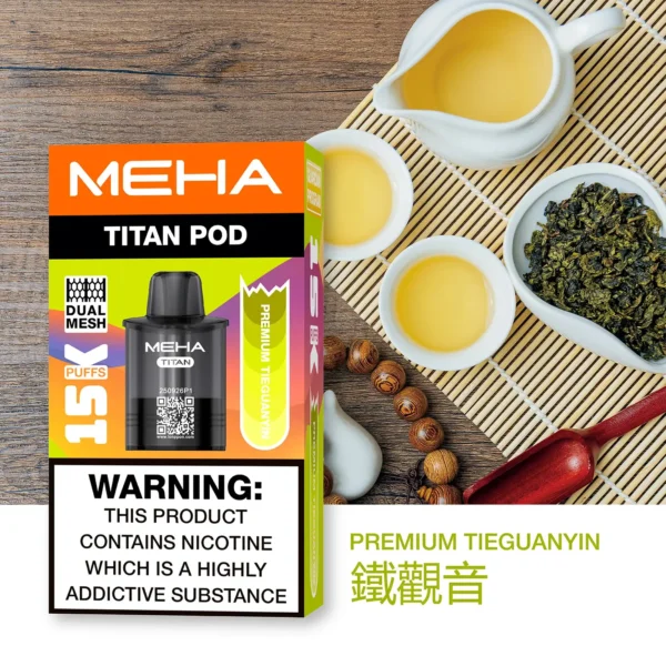 20251216203413 MEHA 泰坦 15000口換彈系統|15ml大容量 Mesh網芯霧化 一代換彈主機相容 台灣現貨【買3贈主機】