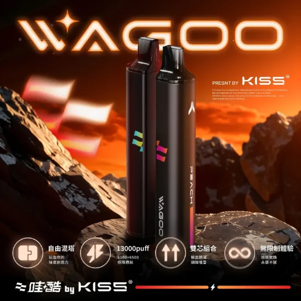 97c99b4678a4cee3c7bb27a69a00dadb WAGOO 哇酷 KIS5 6500口拋棄式電子煙|雙核心輸出 防漏油設計 台灣現貨