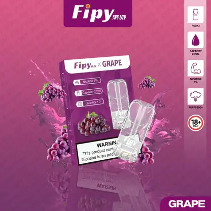 Fipy 果派 一代通用煙彈｜2.2ml 3%尼古丁鹽 水果風味煙彈 一代相容 台灣現貨【買3贈主機】
