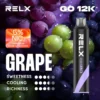 Grape-5 RELX Smash Go 12000口電子煙|15ml大容量 400mAh續航 5%尼古丁鹽 拋棄式電子煙 台灣現貨