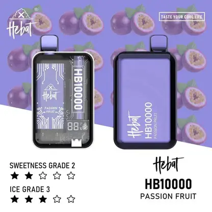 Hebat 喜貝10000拋棄式電子煙｜數位螢幕顯示 Mesh芯霧化系統 Type-C快充 12W輸出設計 台灣現貨