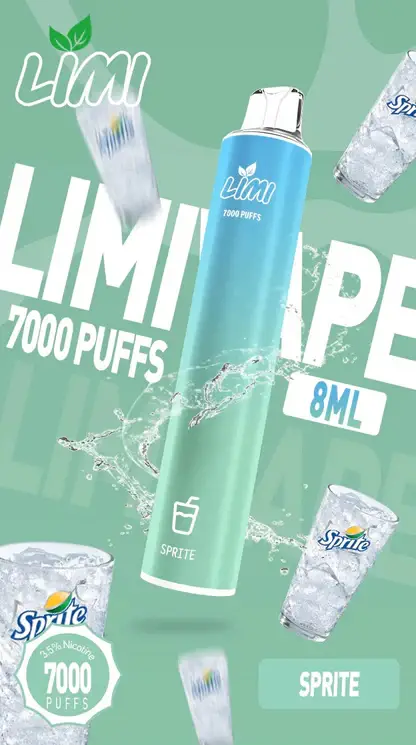 LIMI拋棄式一次性7000口 (12) LIMI 7000口拋棄式電子煙|3.5%尼古丁鹽 650mAh電池 LED發光設計 可充電式 台灣現貨