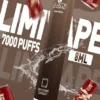 LIMI拋棄式一次性7000口 (14) LIMI 7000口拋棄式電子煙|3.5%尼古丁鹽 650mAh電池 LED發光設計 可充電式 台灣現貨